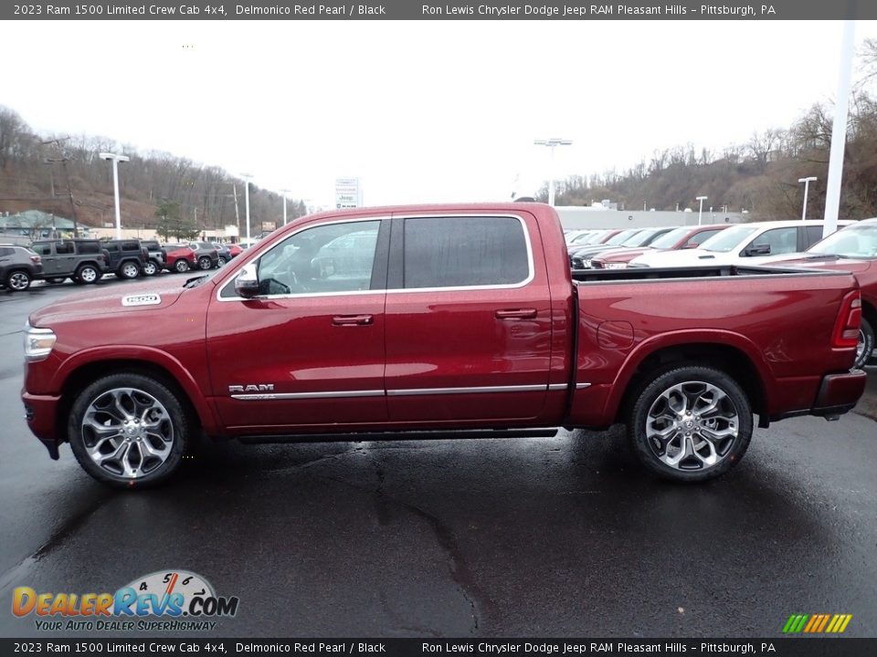 Delmonico Red Pearl 2023 Ram 1500 Limited Crew Cab 4x4 Photo #2