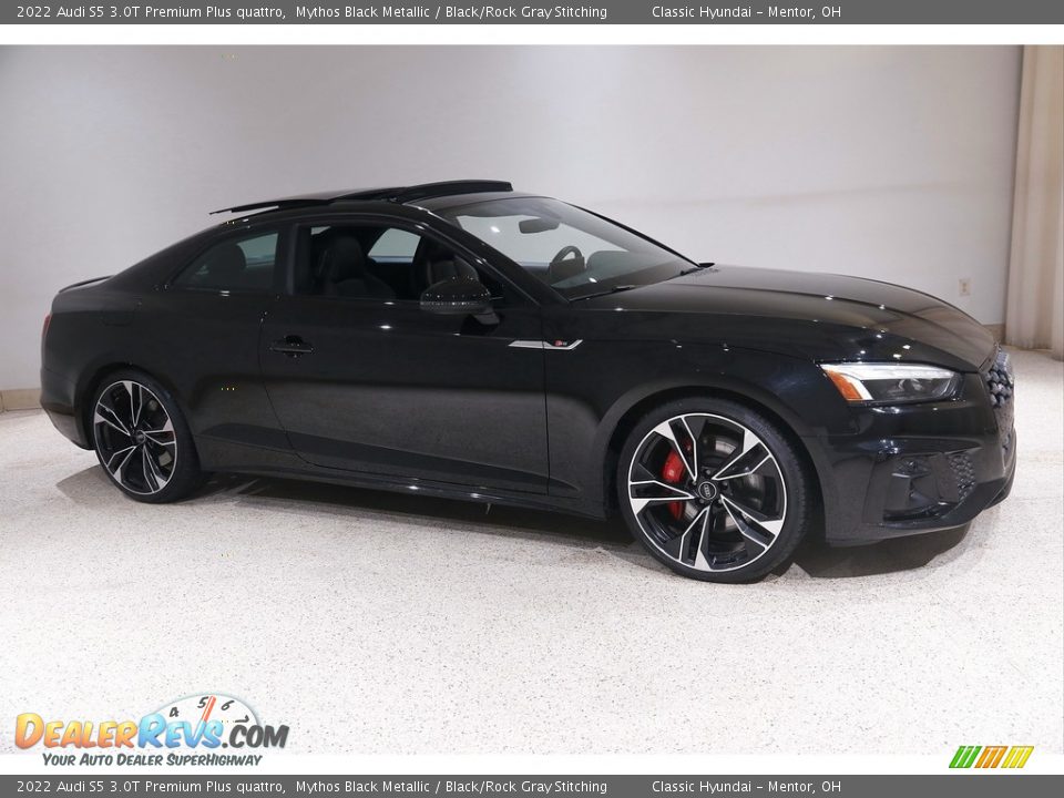 Mythos Black Metallic 2022 Audi S5 3.0T Premium Plus quattro Photo #1