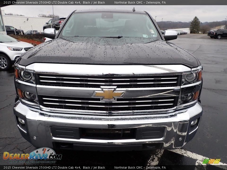 2015 Chevrolet Silverado 2500HD LTZ Double Cab 4x4 Black / Jet Black Photo #11