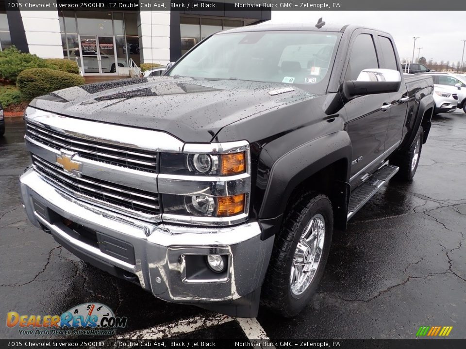 Black 2015 Chevrolet Silverado 2500HD LTZ Double Cab 4x4 Photo #12