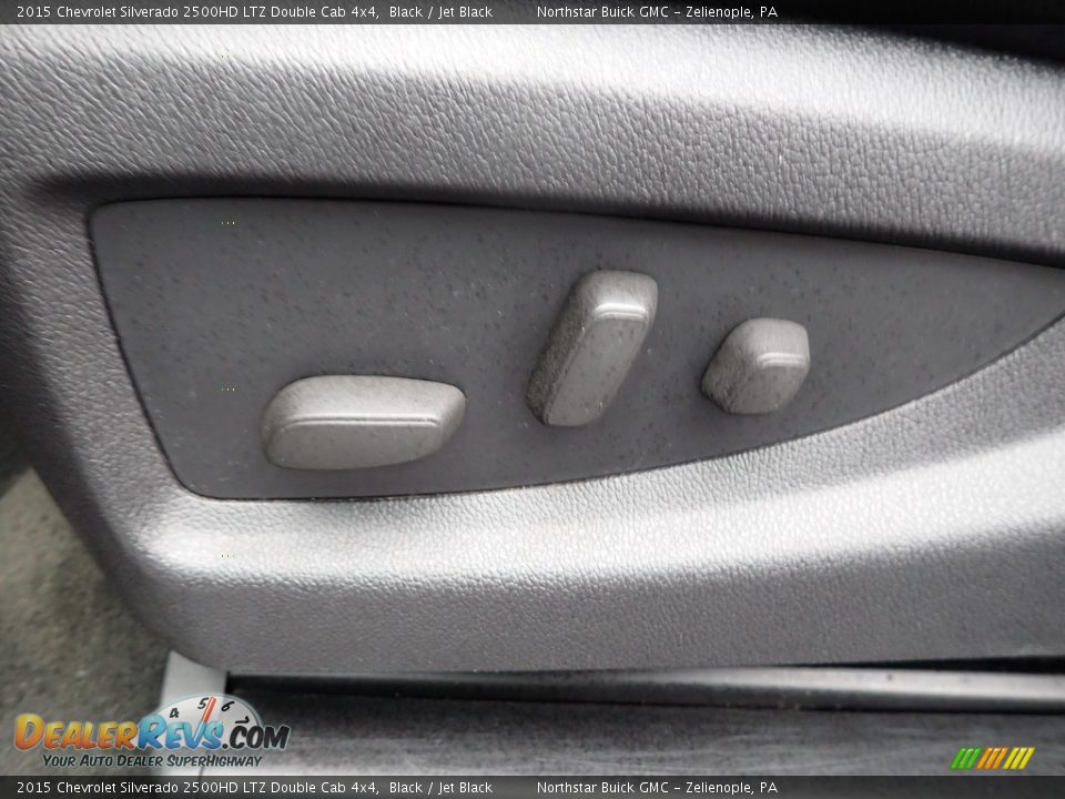 2015 Chevrolet Silverado 2500HD LTZ Double Cab 4x4 Black / Jet Black Photo #20