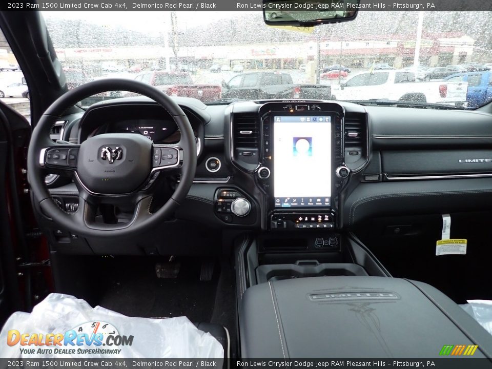 2023 Ram 1500 Limited Crew Cab 4x4 Delmonico Red Pearl / Black Photo #13