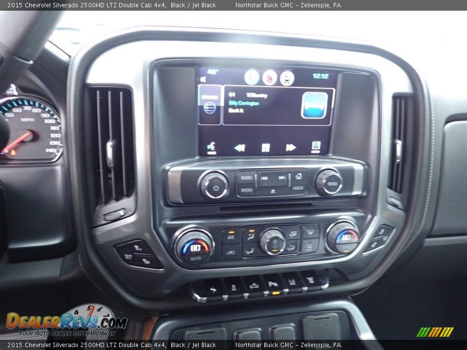 2015 Chevrolet Silverado 2500HD LTZ Double Cab 4x4 Black / Jet Black Photo #21