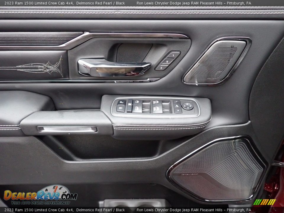 2023 Ram 1500 Limited Crew Cab 4x4 Delmonico Red Pearl / Black Photo #14