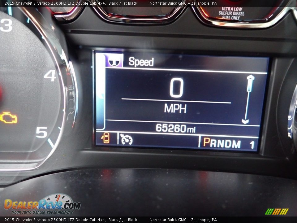 2015 Chevrolet Silverado 2500HD LTZ Double Cab 4x4 Black / Jet Black Photo #22