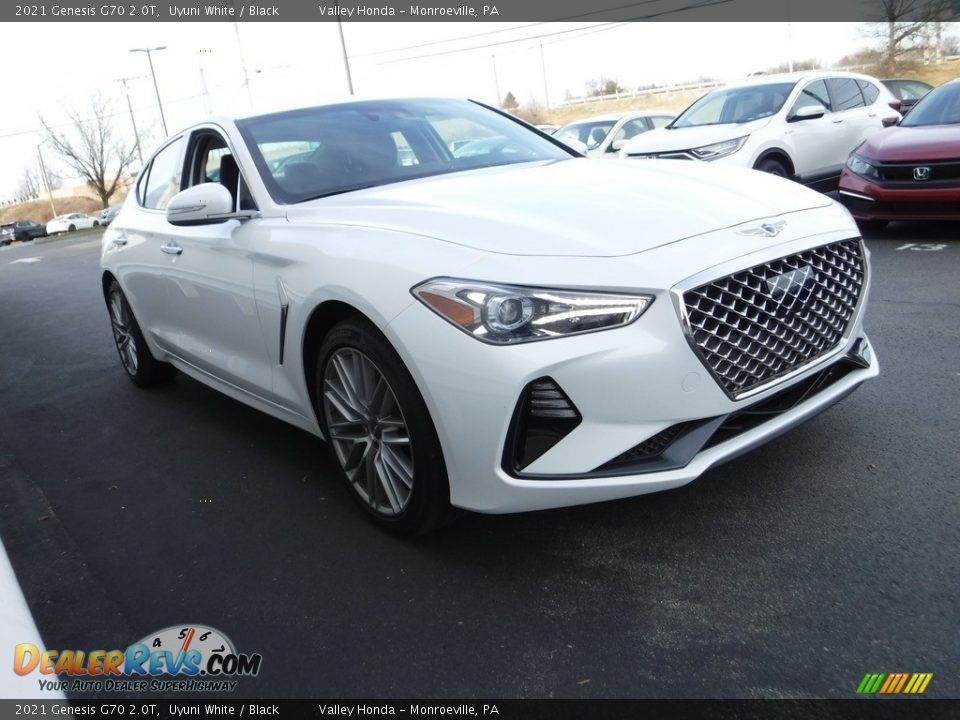 2021 Genesis G70 2.0T Uyuni White / Black Photo #5