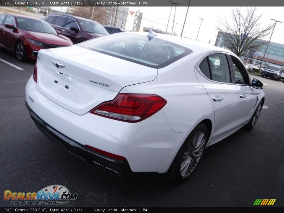 2021 Genesis G70 2.0T Uyuni White / Black Photo #6