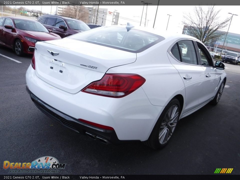 2021 Genesis G70 2.0T Uyuni White / Black Photo #8