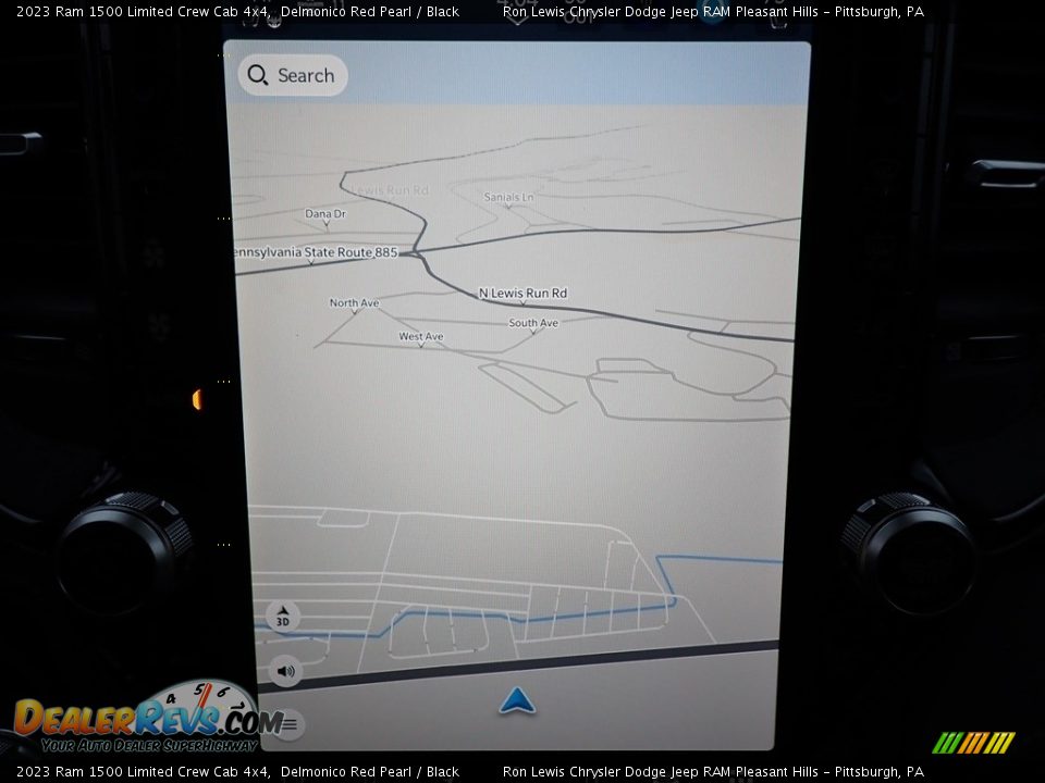 Navigation of 2023 Ram 1500 Limited Crew Cab 4x4 Photo #18