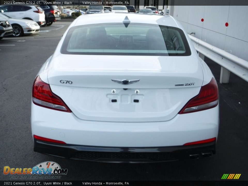 2021 Genesis G70 2.0T Uyuni White / Black Photo #9