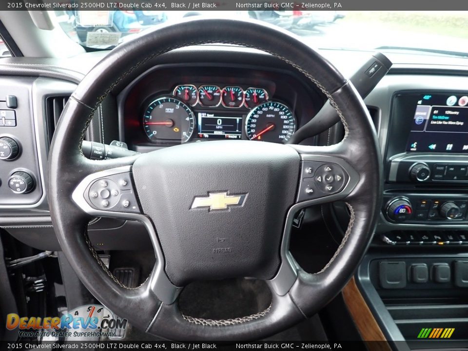 2015 Chevrolet Silverado 2500HD LTZ Double Cab 4x4 Steering Wheel Photo #27