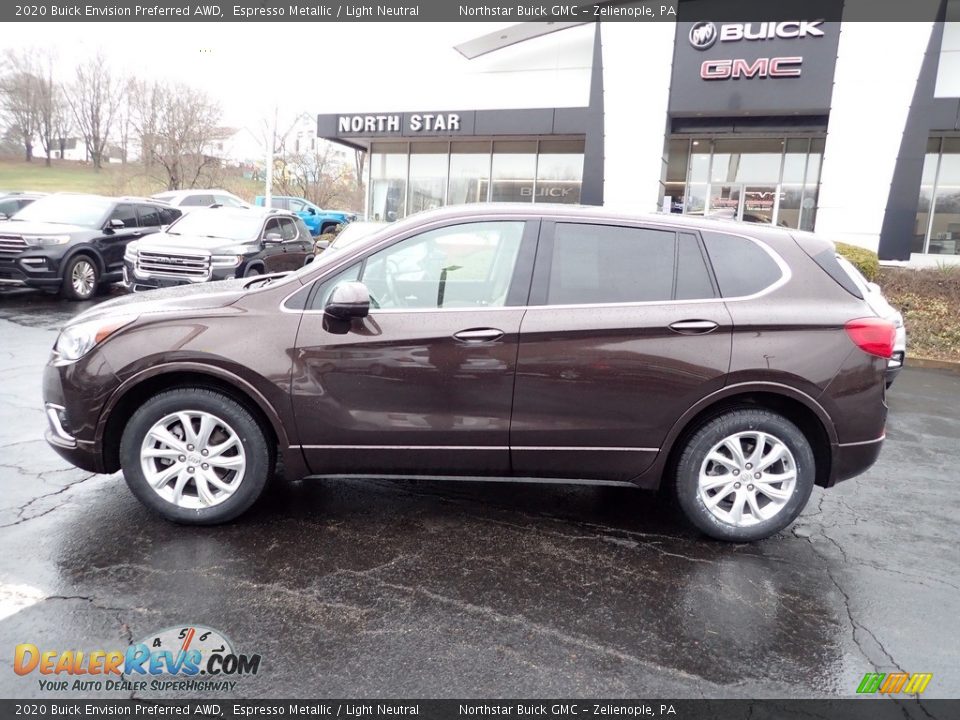 2020 Buick Envision Preferred AWD Espresso Metallic / Light Neutral Photo #2