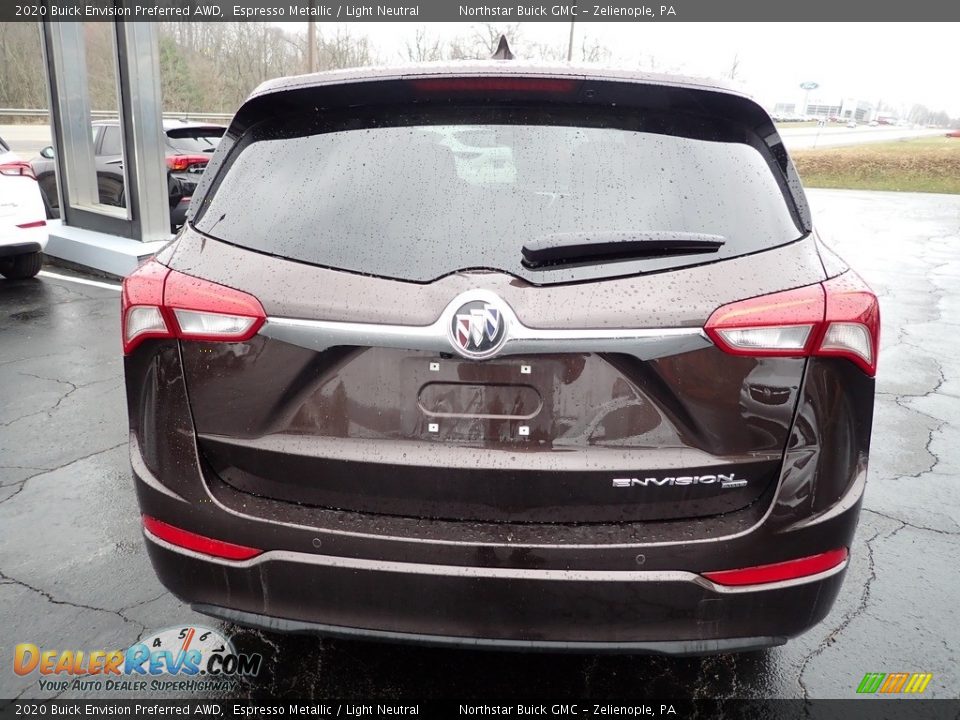 2020 Buick Envision Preferred AWD Espresso Metallic / Light Neutral Photo #5