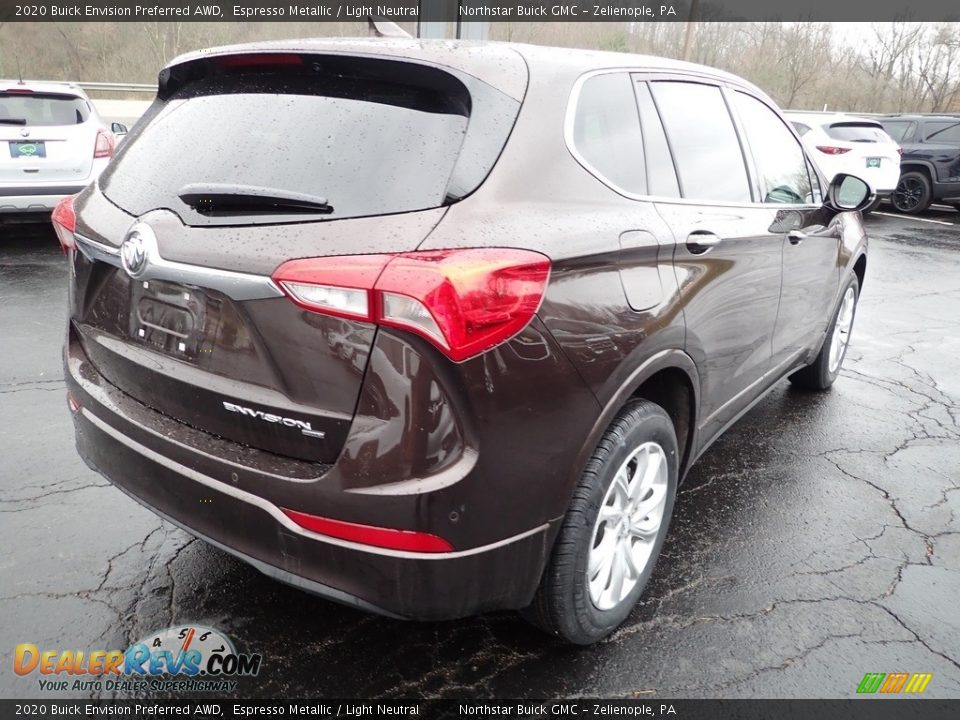 2020 Buick Envision Preferred AWD Espresso Metallic / Light Neutral Photo #6