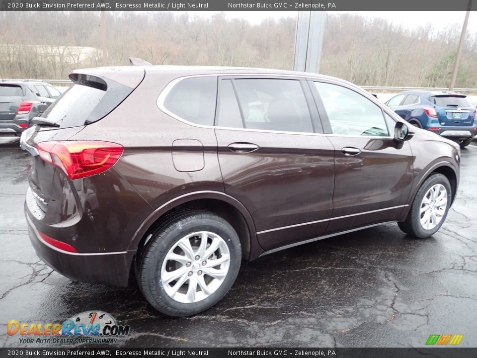 2020 Buick Envision Preferred AWD Espresso Metallic / Light Neutral Photo #7