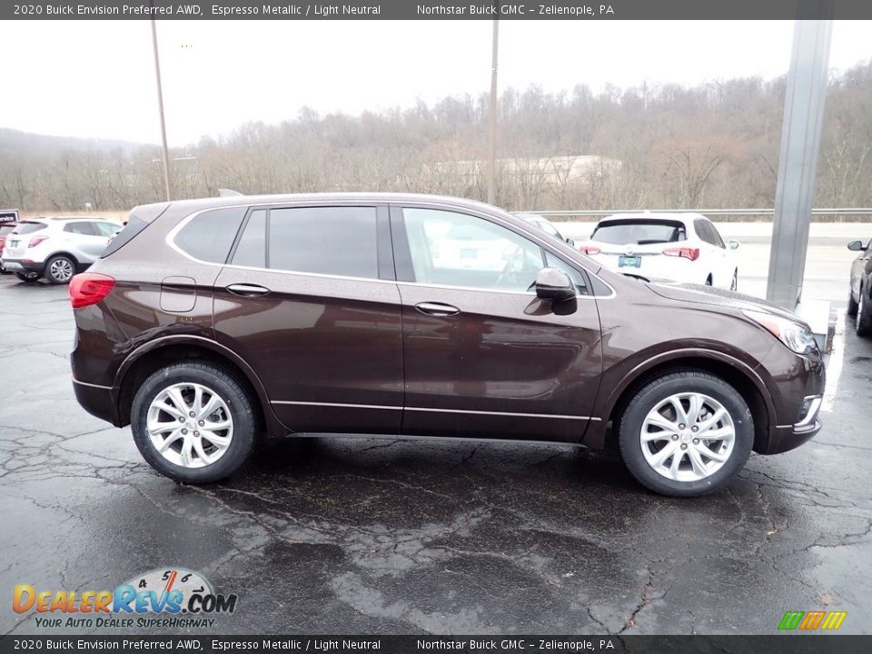 2020 Buick Envision Preferred AWD Espresso Metallic / Light Neutral Photo #8