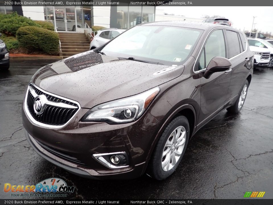 2020 Buick Envision Preferred AWD Espresso Metallic / Light Neutral Photo #12