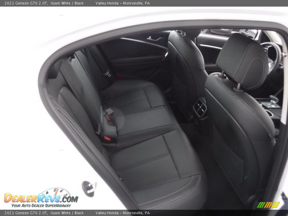 Rear Seat of 2021 Genesis G70 2.0T Photo #29