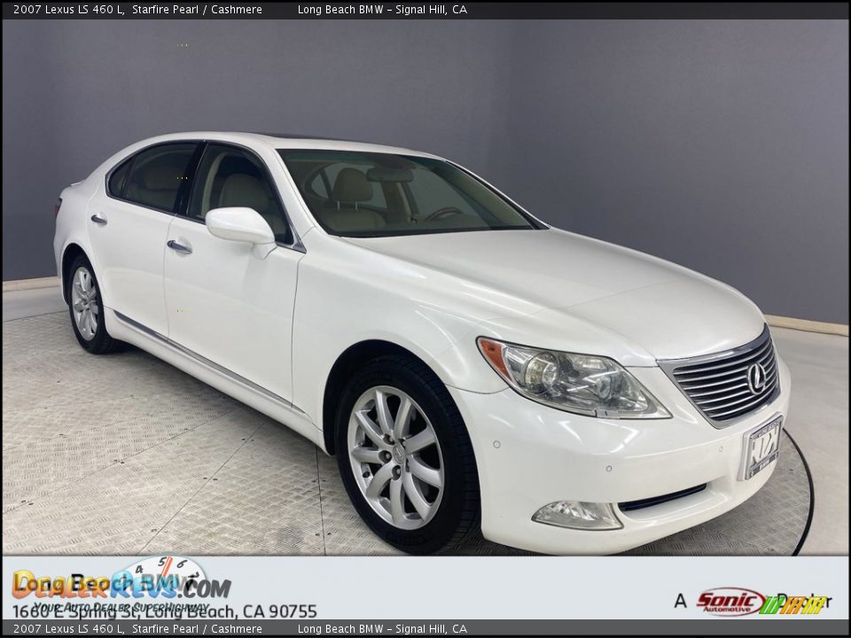 2007 Lexus LS 460 L Starfire Pearl / Cashmere Photo #1