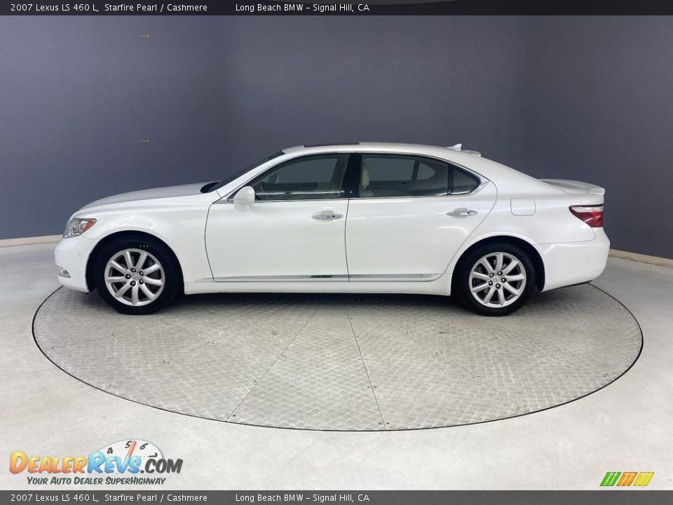 2007 Lexus LS 460 L Starfire Pearl / Cashmere Photo #3