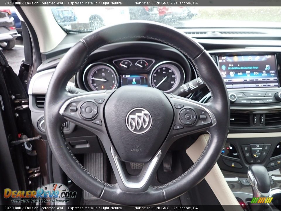 2020 Buick Envision Preferred AWD Espresso Metallic / Light Neutral Photo #28