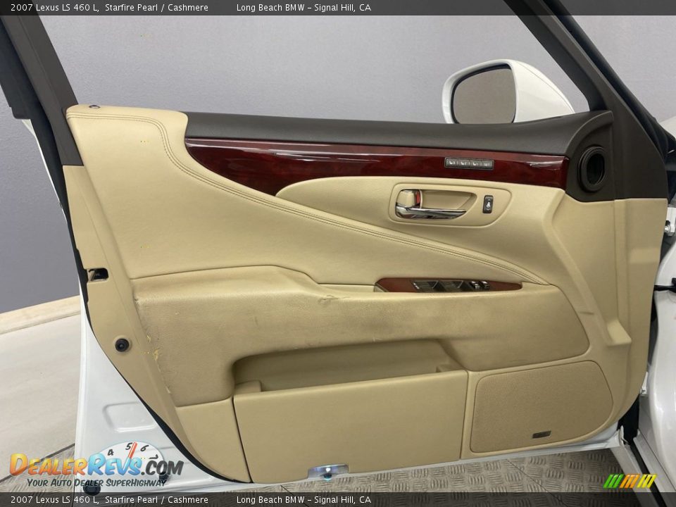 2007 Lexus LS 460 L Starfire Pearl / Cashmere Photo #12