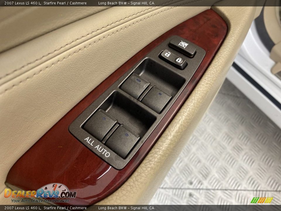 2007 Lexus LS 460 L Starfire Pearl / Cashmere Photo #13