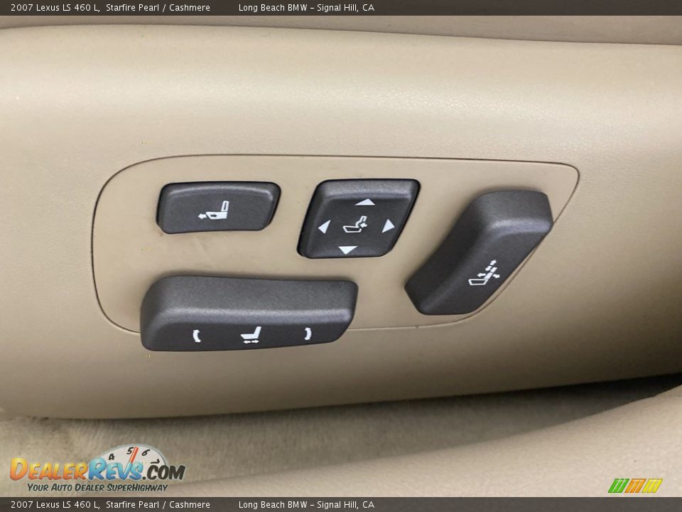 2007 Lexus LS 460 L Starfire Pearl / Cashmere Photo #14