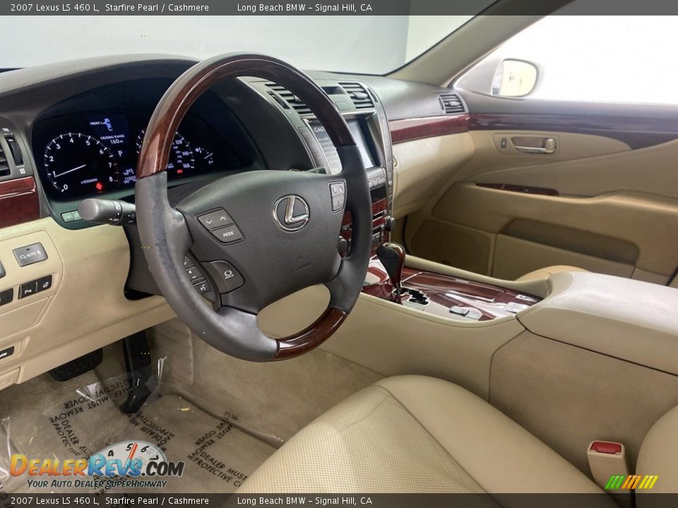 2007 Lexus LS 460 L Starfire Pearl / Cashmere Photo #15