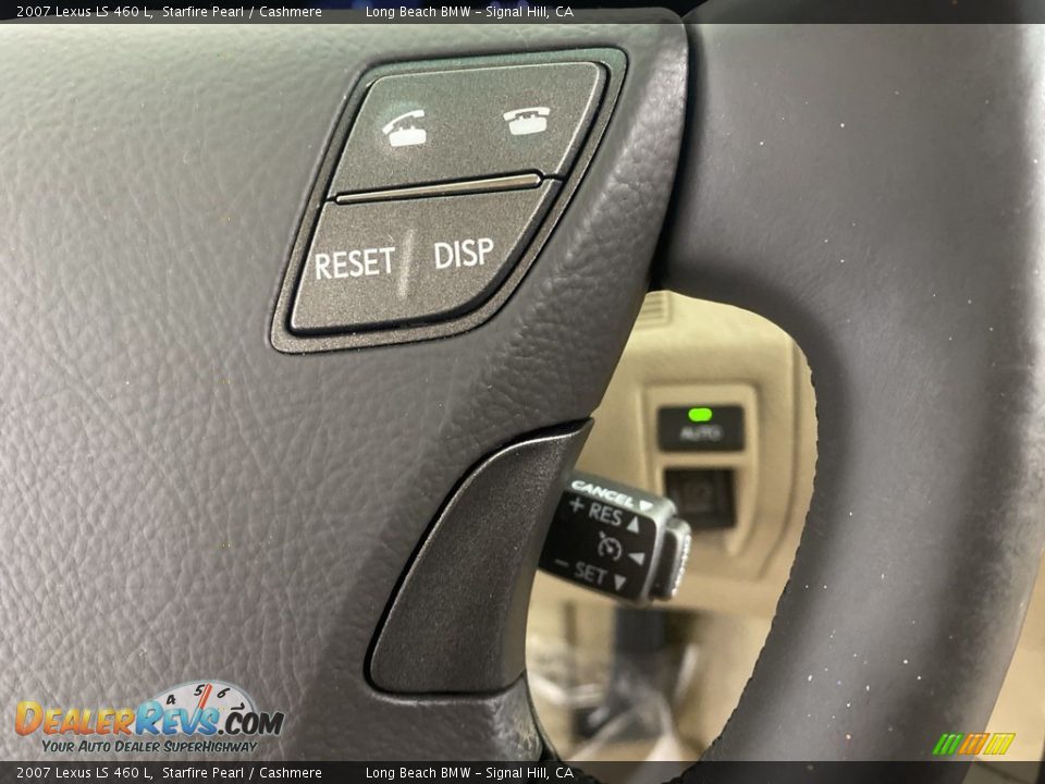 2007 Lexus LS 460 L Starfire Pearl / Cashmere Photo #19