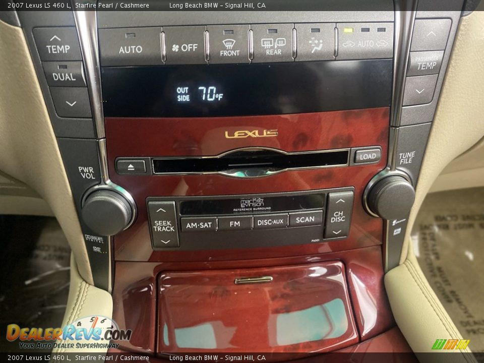 2007 Lexus LS 460 L Starfire Pearl / Cashmere Photo #25