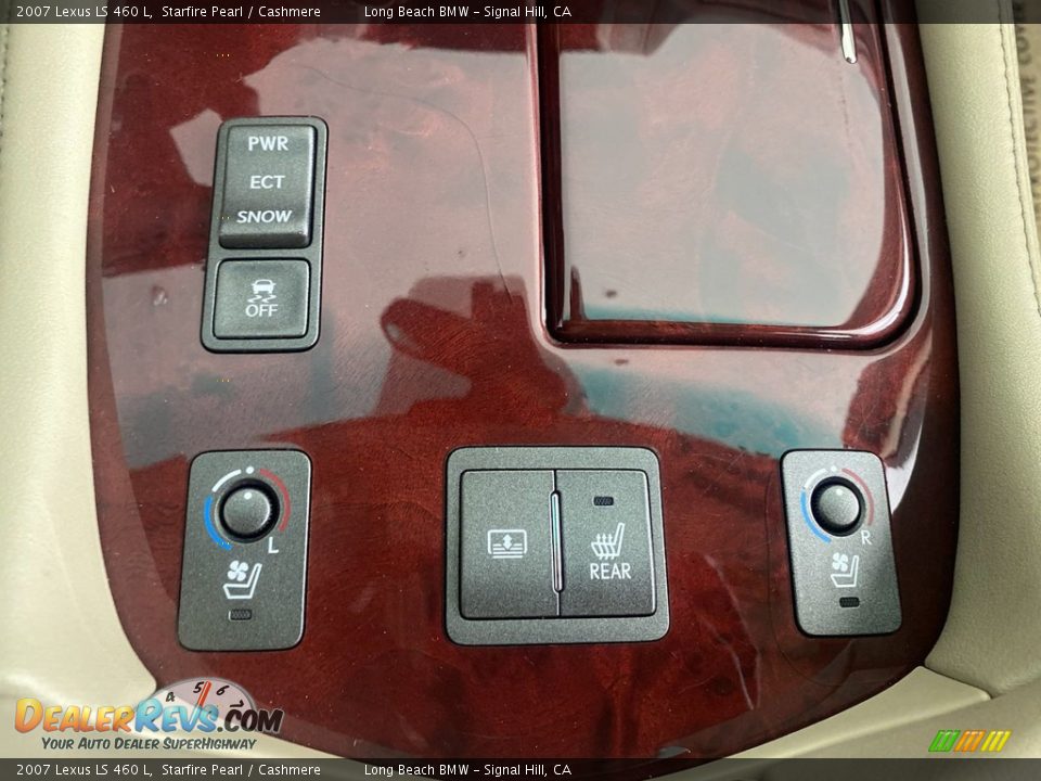 2007 Lexus LS 460 L Starfire Pearl / Cashmere Photo #28