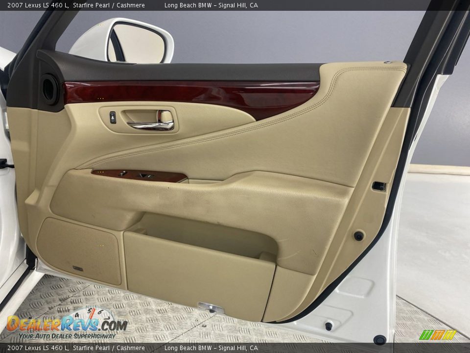 2007 Lexus LS 460 L Starfire Pearl / Cashmere Photo #31