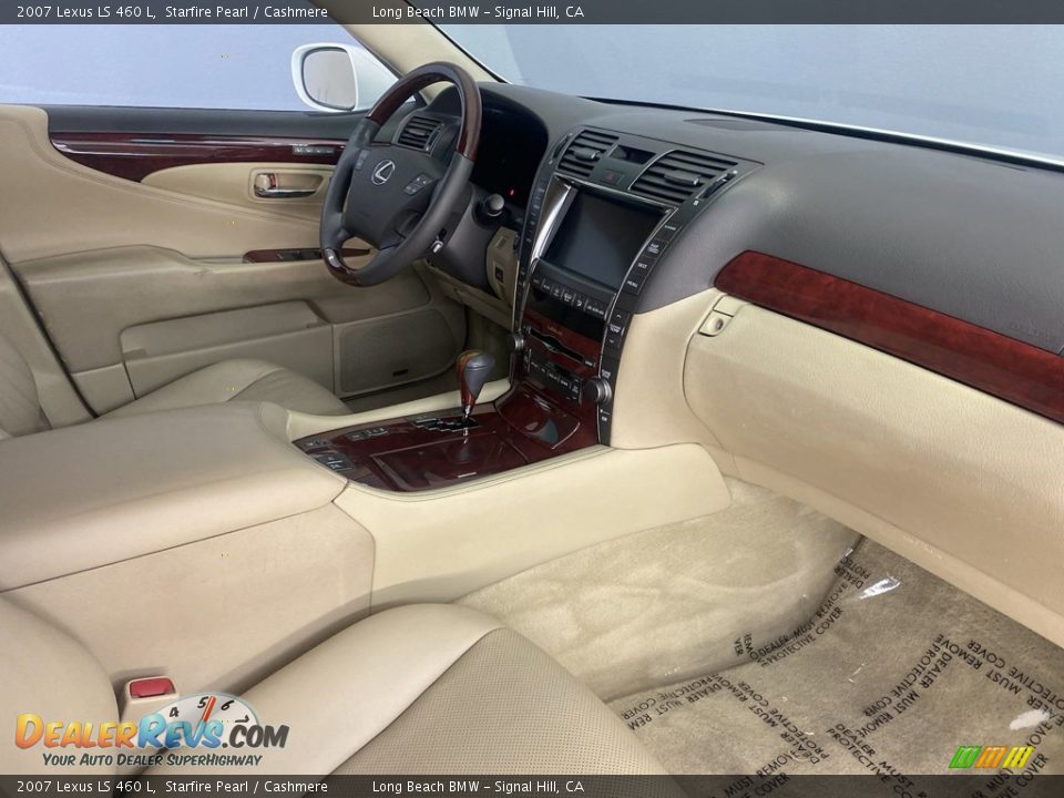 2007 Lexus LS 460 L Starfire Pearl / Cashmere Photo #32