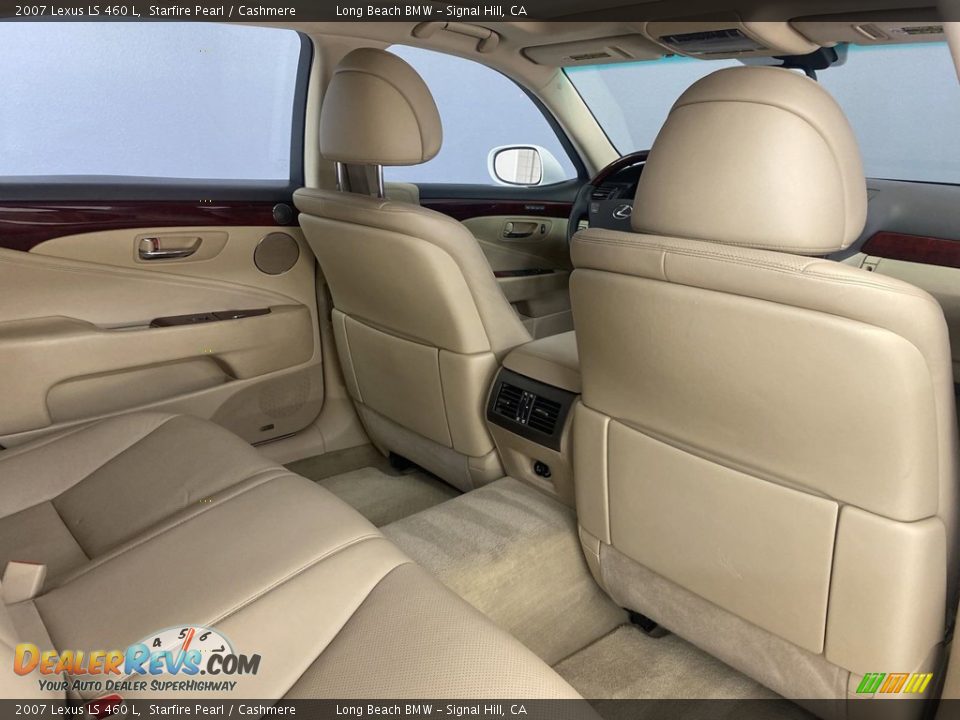 2007 Lexus LS 460 L Starfire Pearl / Cashmere Photo #35