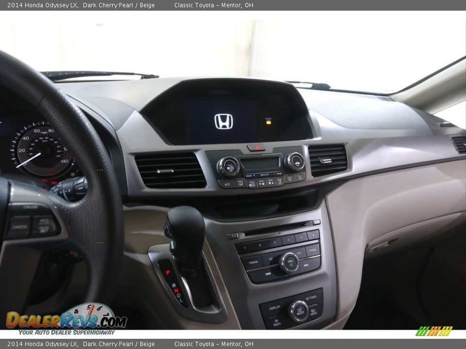 2014 Honda Odyssey LX Dark Cherry Pearl / Beige Photo #9