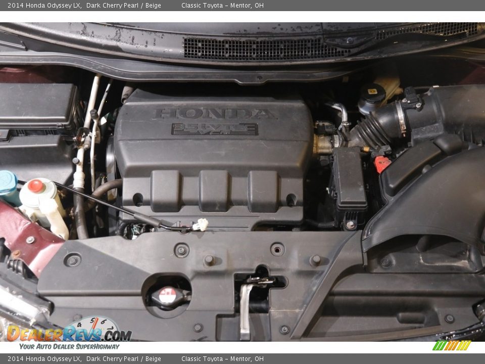 2014 Honda Odyssey LX Dark Cherry Pearl / Beige Photo #20