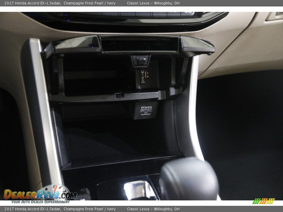 2017 Honda Accord EX-L Sedan Champagne Frost Pearl / Ivory Photo #16