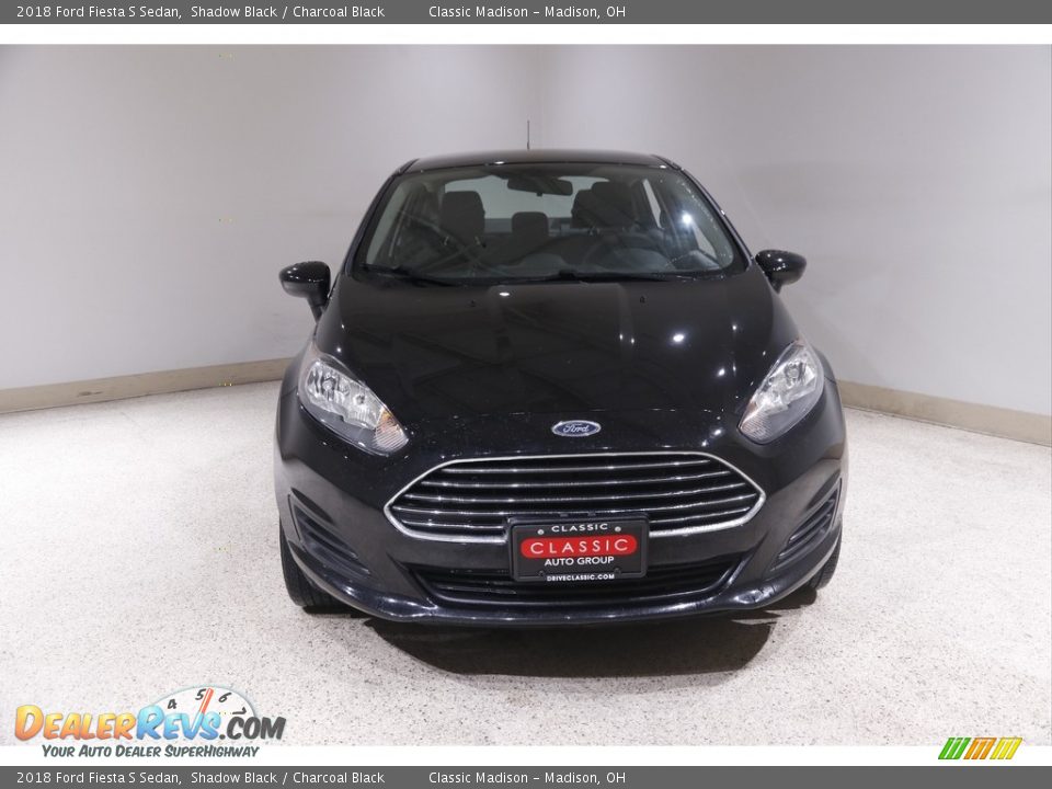 2018 Ford Fiesta S Sedan Shadow Black / Charcoal Black Photo #2