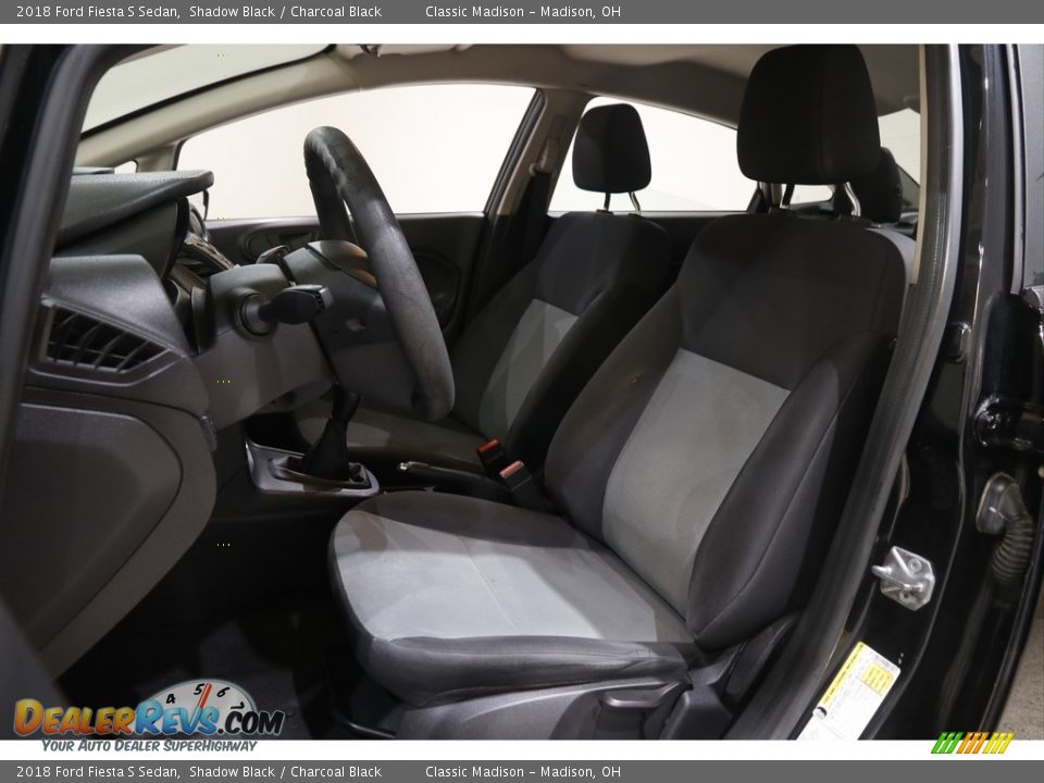 Front Seat of 2018 Ford Fiesta S Sedan Photo #5