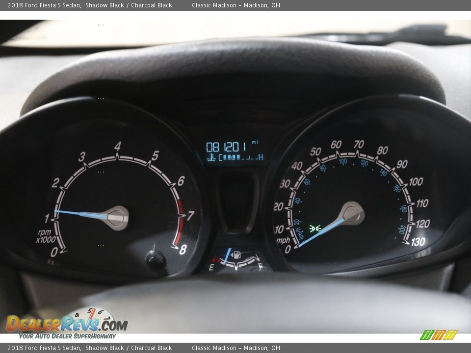 2018 Ford Fiesta S Sedan Gauges Photo #8