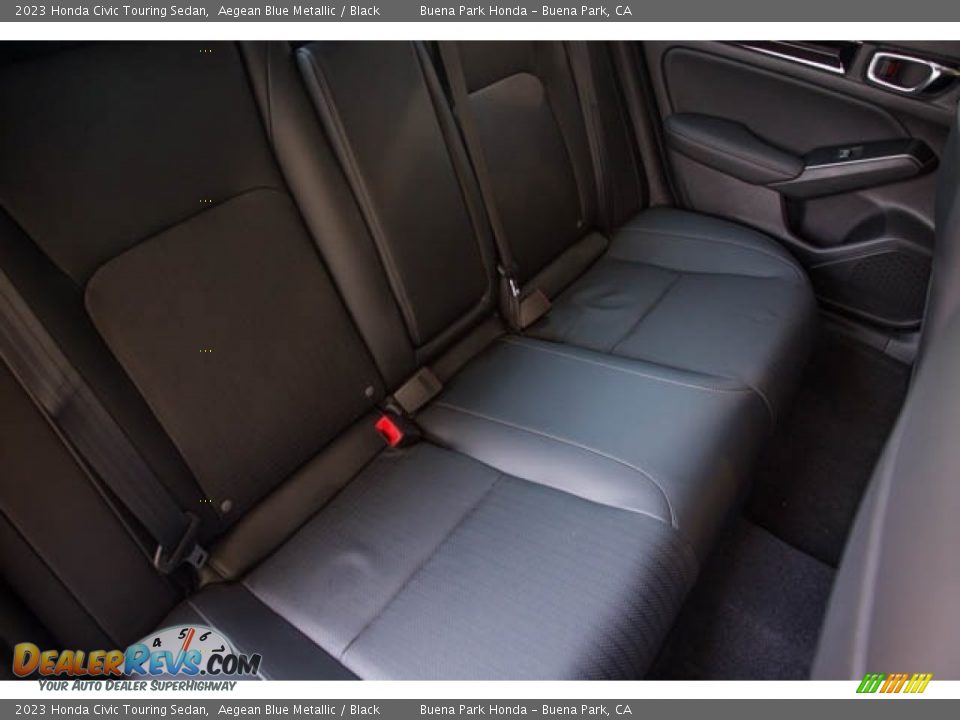 2023 Honda Civic Touring Sedan Aegean Blue Metallic / Black Photo #29