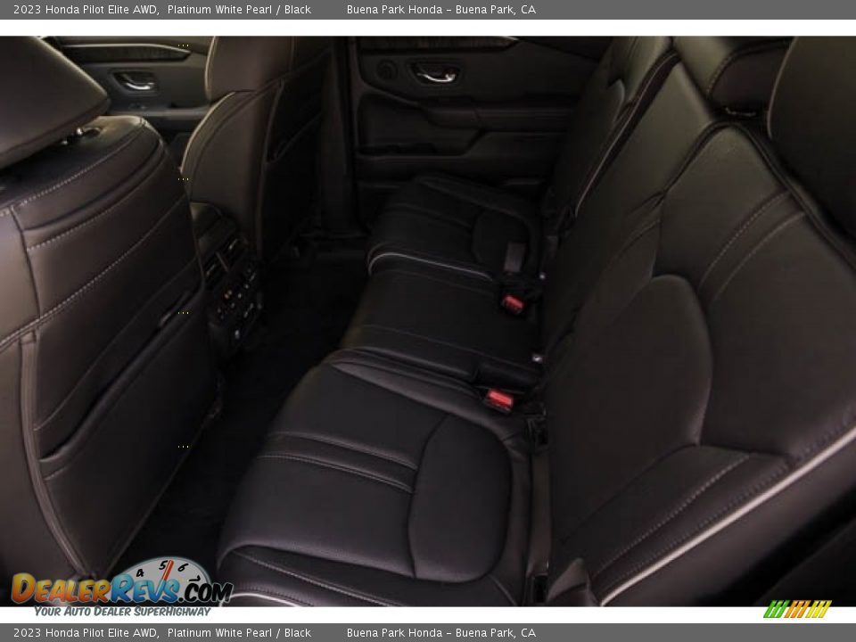 Rear Seat of 2023 Honda Pilot Elite AWD Photo #16