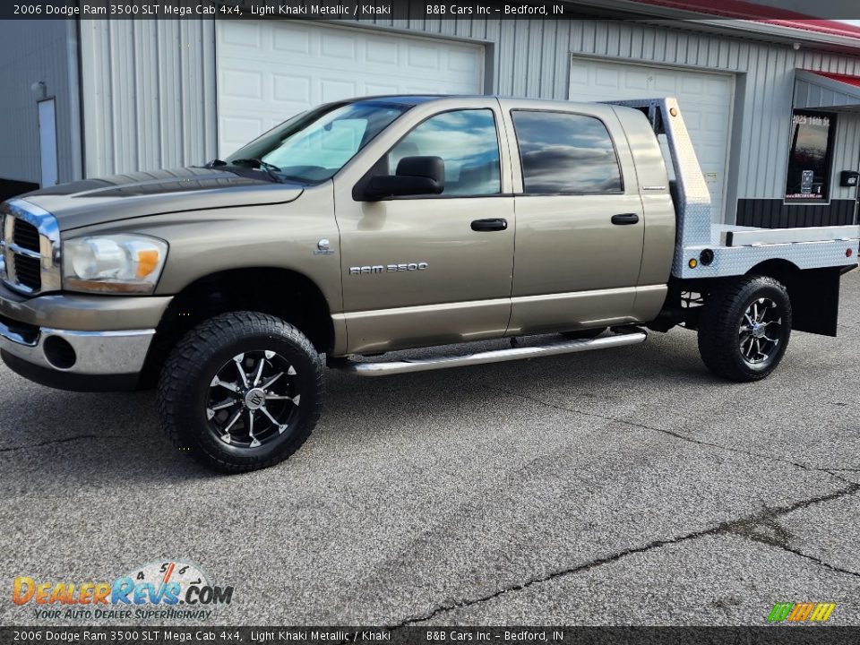 2006 Dodge Ram 3500 SLT Mega Cab 4x4 Light Khaki Metallic / Khaki Photo #1