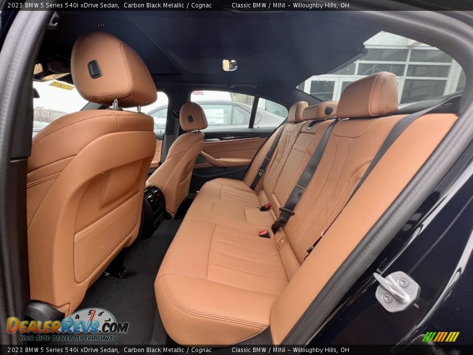 Rear Seat of 2023 BMW 5 Series 540i xDrive Sedan Photo #5