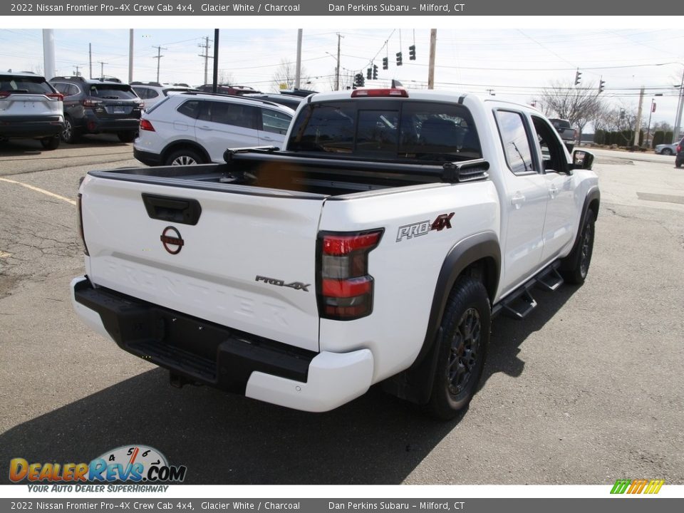 2022 Nissan Frontier Pro-4X Crew Cab 4x4 Glacier White / Charcoal Photo #5