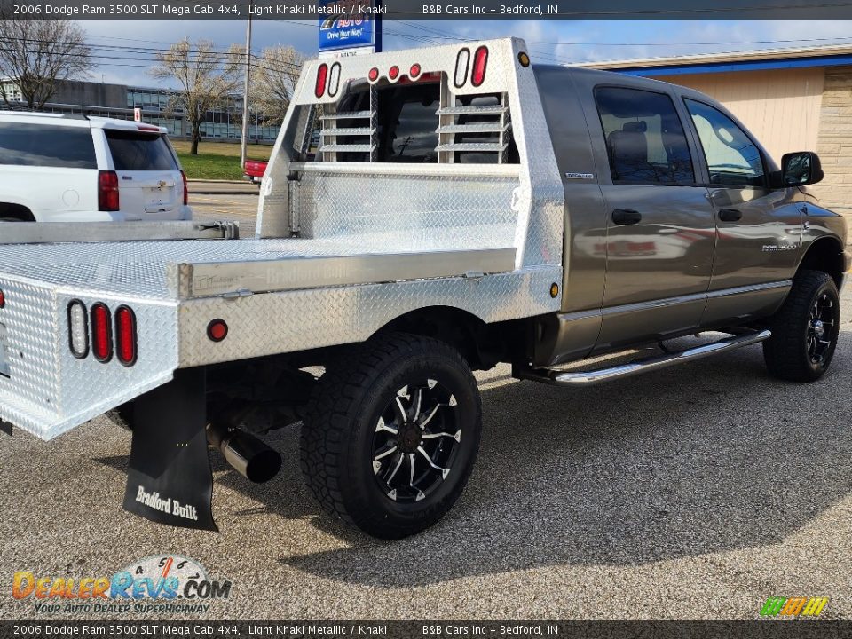 2006 Dodge Ram 3500 SLT Mega Cab 4x4 Light Khaki Metallic / Khaki Photo #5