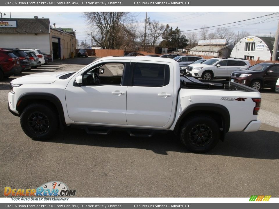 2022 Nissan Frontier Pro-4X Crew Cab 4x4 Glacier White / Charcoal Photo #8