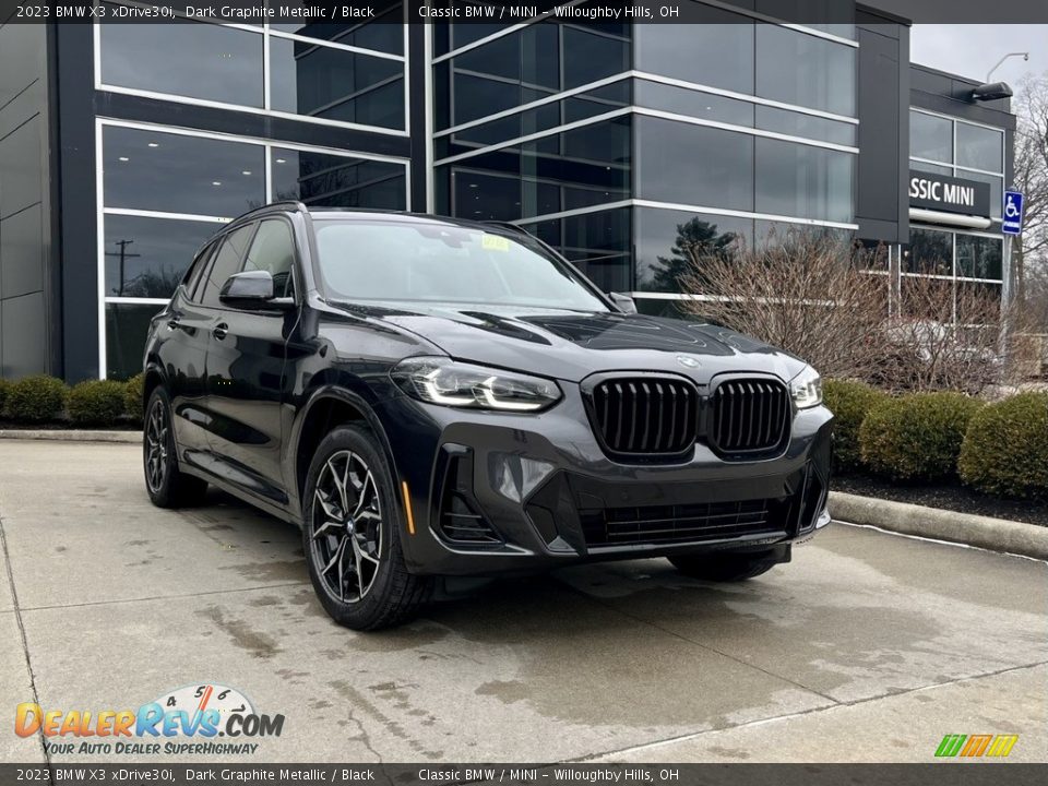 2023 BMW X3 xDrive30i Dark Graphite Metallic / Black Photo #1