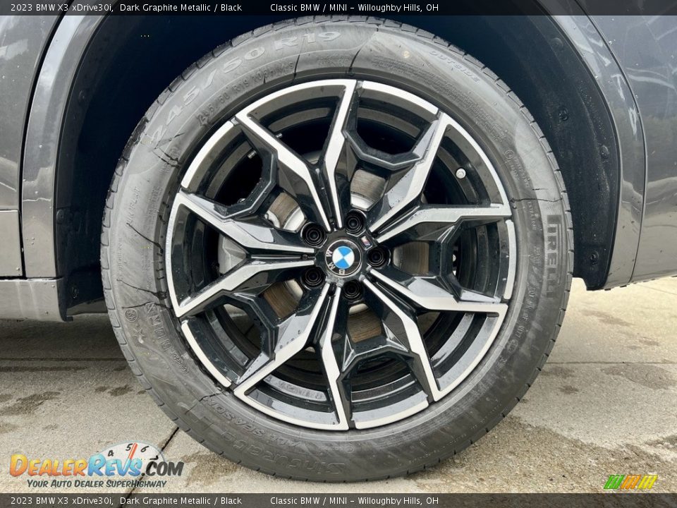 2023 BMW X3 xDrive30i Dark Graphite Metallic / Black Photo #2